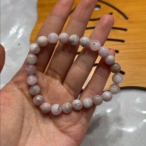 Elegant Pink Beaded Bracelet 8mm